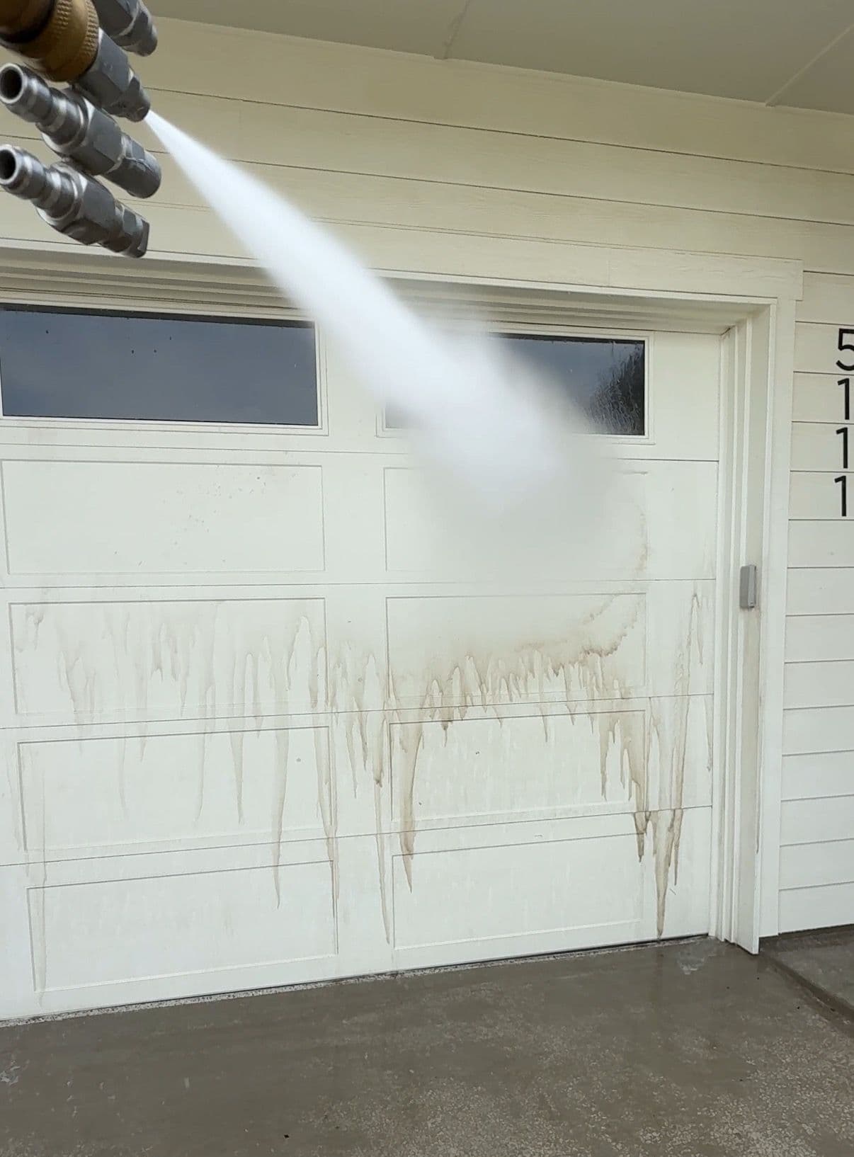 Project Stunning Soft Wash Transformation for Garage image